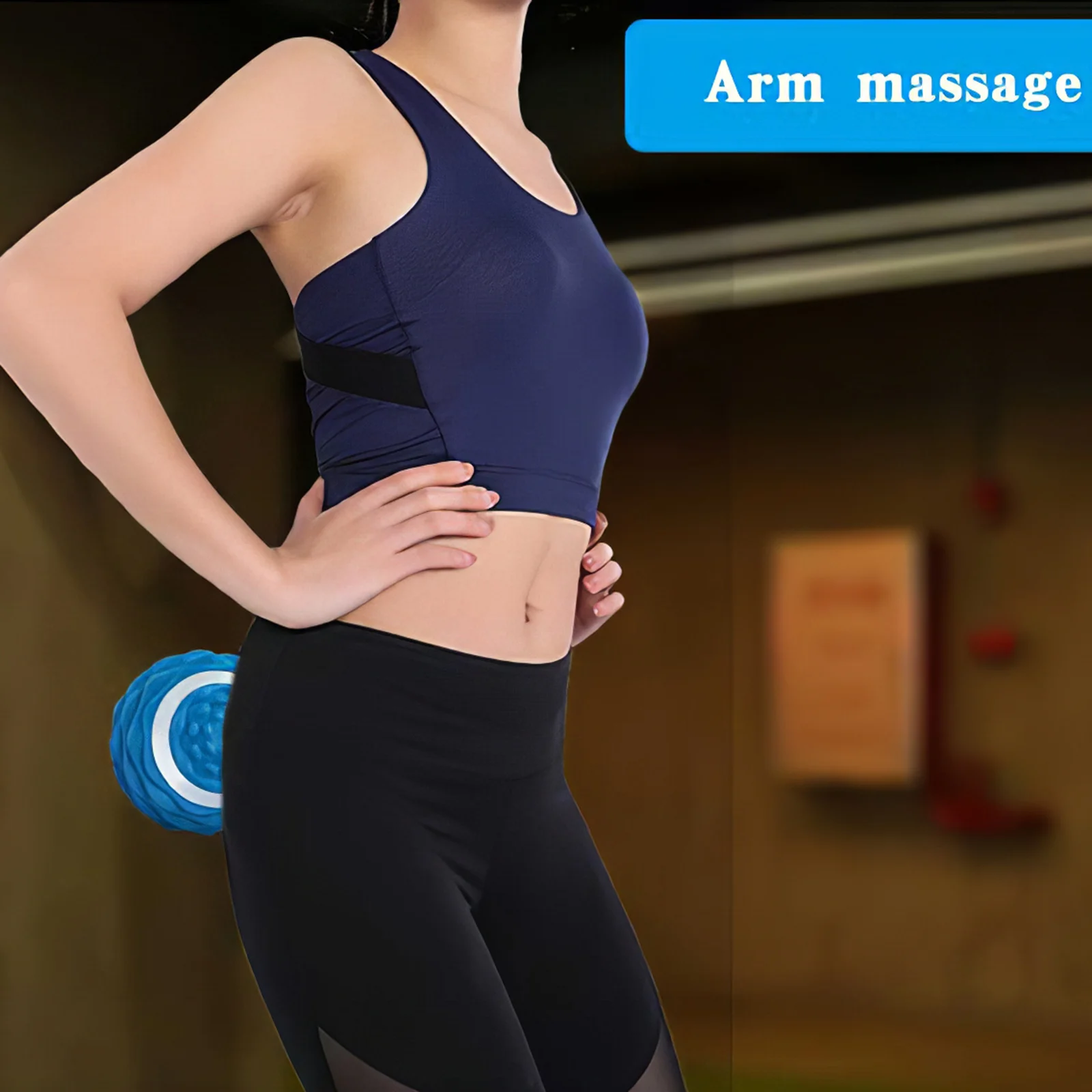 

Electric Massage Ball Yoga Ball 4-Speed Vibrating Massage Ball USB Rechargeable Massage Roller Training Yoga Fitness Foam Roller