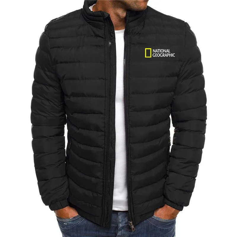 

2022National Geographic Clothing Winter Jacket Men Plus Size3XL Cotton Padded Warm Parka Coat Casual Male Coat Windbreaker Men