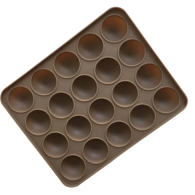 Полукруглая форма для шоколада с 20 отверстиями полукруглая сферическая