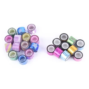 10pcs DIY Stickers Scrapbooking Decorative Color Adhesive Tape Masking Tape Sticker Cartoon Diary Lace Tape Cinta Adhesiva Decor