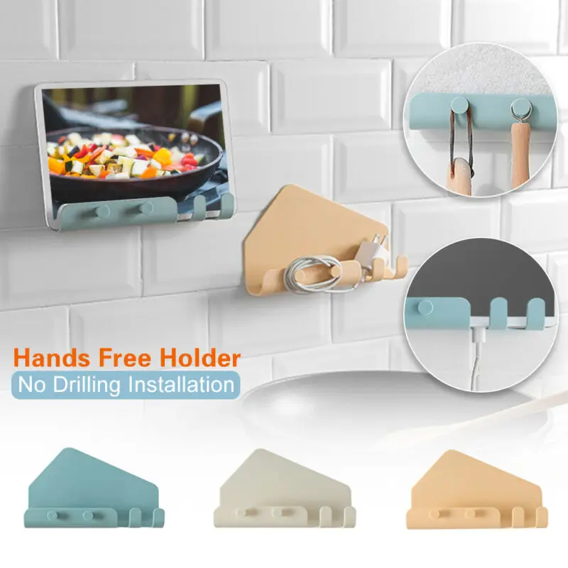 Настенное крепление мобильный телефон держатель планшета iPad розетка настенная