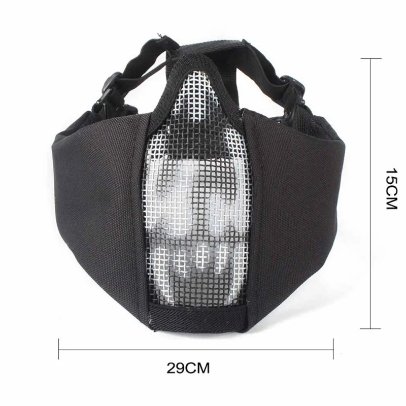 Тактическая Маска для страйкбола маска металлическая Стальная Сетчатая