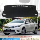 Защитная накладка на приборную панель для Toyota Corolla E170 E160 2014 2015 2016 2017 2018, автомобильные аксессуары, коврик от солнца