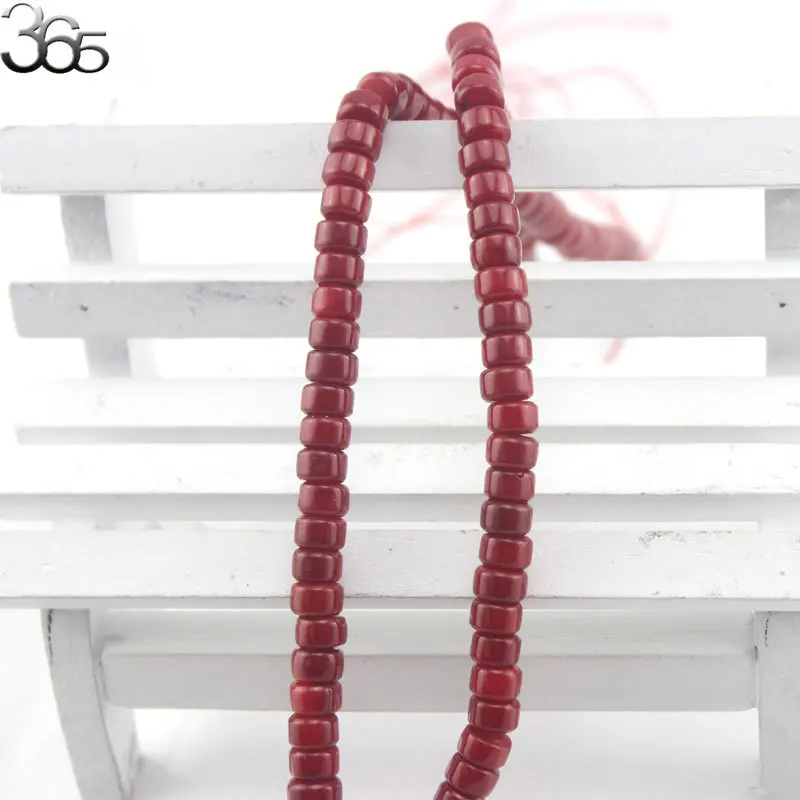 Бесплатная доставка 4x6 мм 100% настоящая колонна Rondelle красный белый натуральный