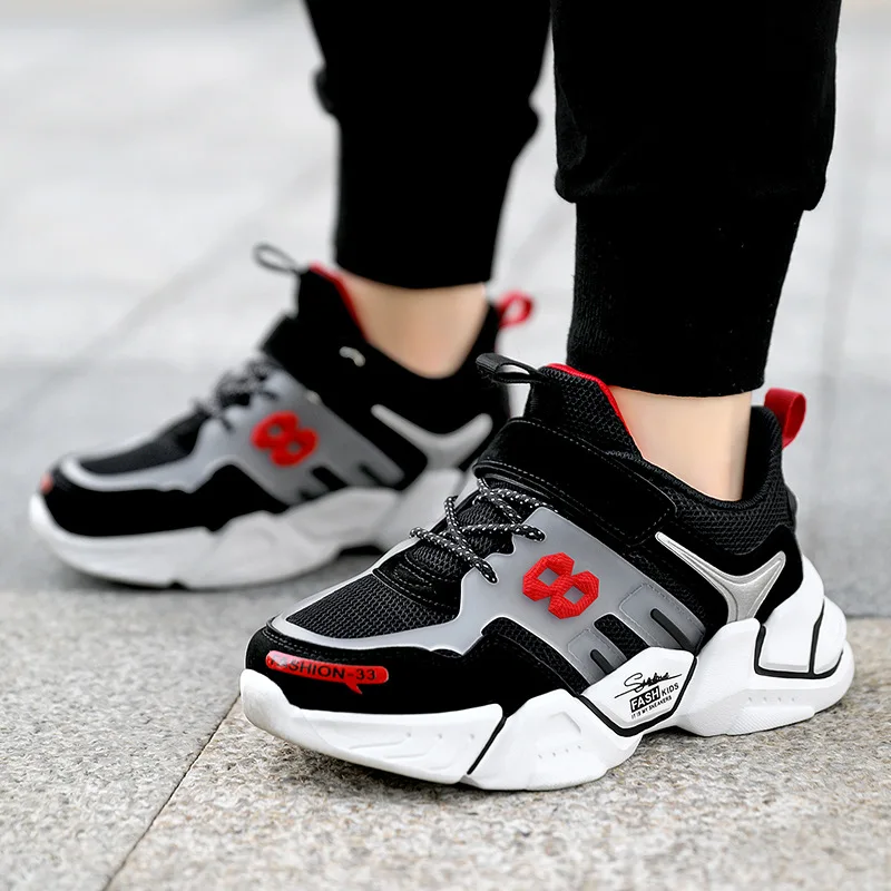 Кроссовки детские дышащие для бега модная повседневная спортивная обувь