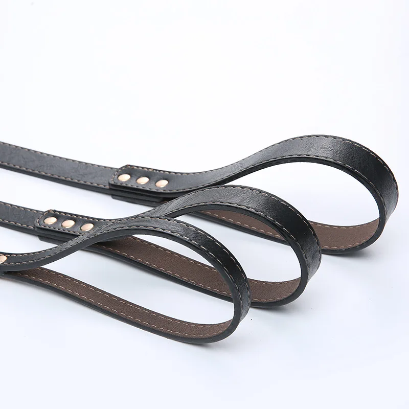 Поводок для собак из натуральной кожи 4 фута|Поводки| |