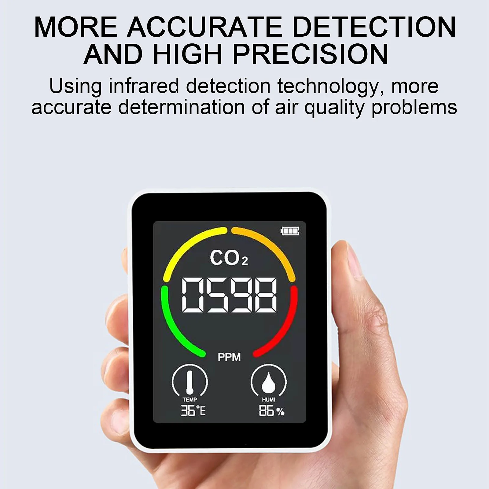 Датчик углекислого газа детектор для контроля воздуха в теплицах складов