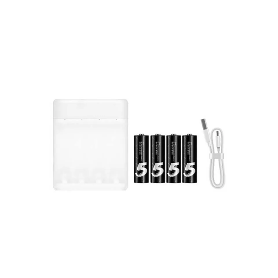 Xiaomi ZMI ZI7 ZI5 AAA 700mAh AA 1800mAh 1,2 V перезаряжаемый Ni-MH аккумулятор и зарядное устройство для AA и AAA