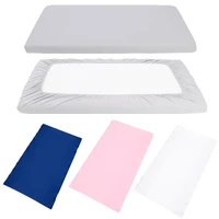 solid color soft baby bed cover crib bassinet sheet baby girl bed mattress protector cradle cover newborn bedding pad supplies