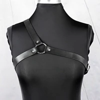 exotic accessories pu leather harness belt gothic fetish underwear body bondage chest adjustable lingerie harness adult games