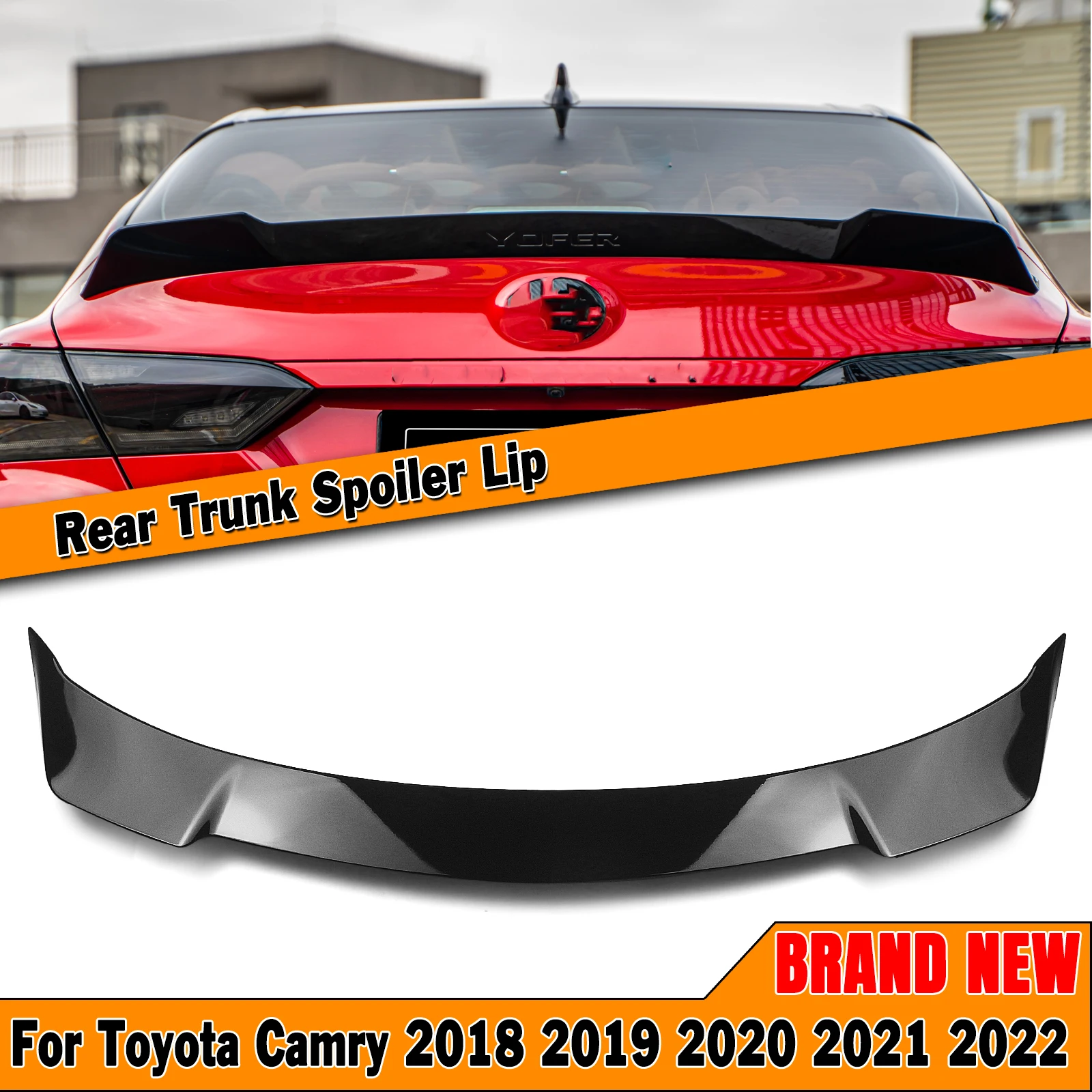 Стиль YOFER зернистость для Toyota Camry SE XSE Спортивная модель только глянцевая черная