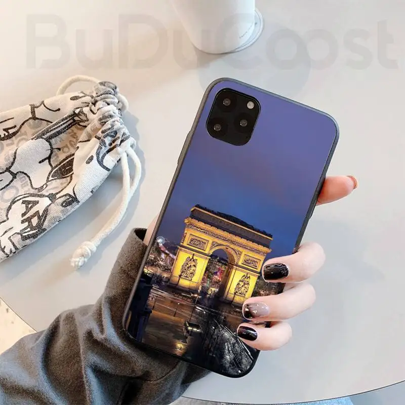 paris arc de triomphe phone case for iphone 11 pro 11 pro max x xr xs max 7 8 plus 6s plus 5s 2020 se cover free global shipping