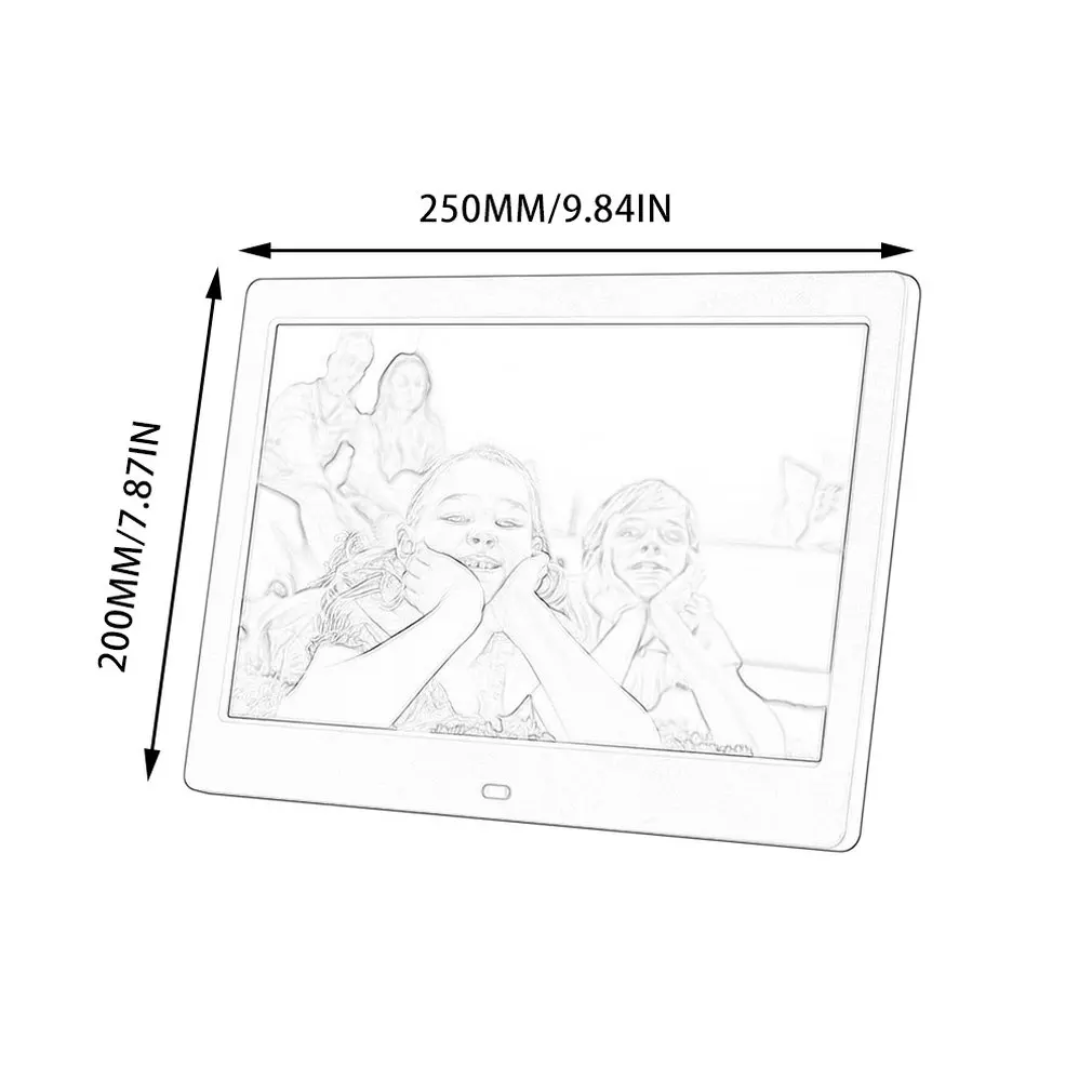 

10 Inch Lcd Widescreen Hd Led Electronic Photo Album Digital Photo Frame Wall Advertising Machine Gift