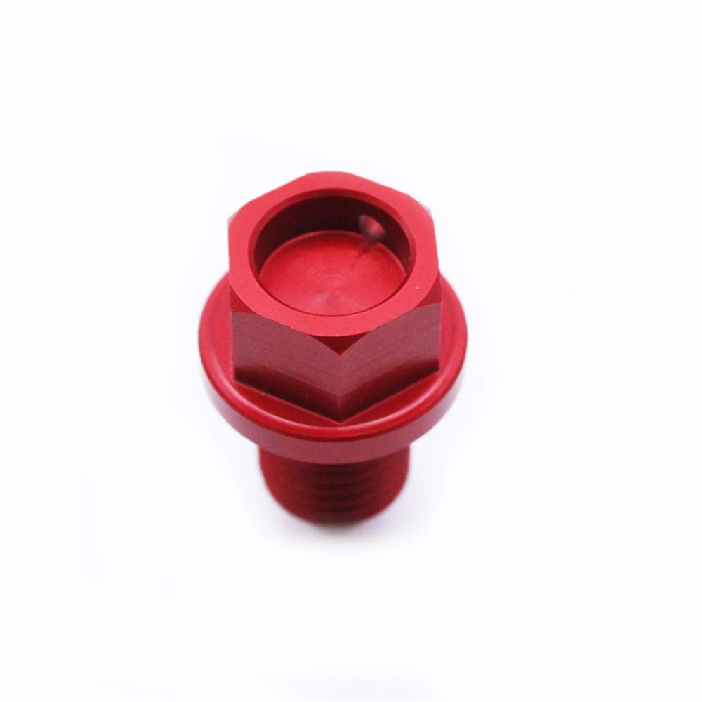 

Red Magnetic Oil Drain Plug Bolt Set For Honda XR50R/CRF50F 99-16 CR85R/RII 2003-07 CR125R/250R 2002-07 CRM250R 1989-96