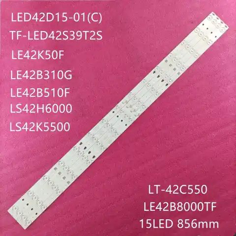 Светодиодный подсветка полосы для Telefunken ТВ LE42K5500TF TF-светодиодный 42S37T2 TF-светодиодный 42S39T2S м ТВ-4231LTA2 42F1633DG BLUE-43D3503V1W15C1B8541