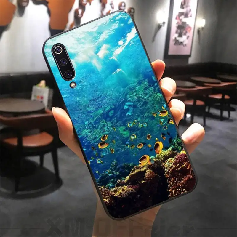 

Sea World Phone Case For Xiaomi Note 10 Pro 9 SE 9T Pro A2 Lite Slim Cover For Redmi Note 9s 8 Pro Phone Case