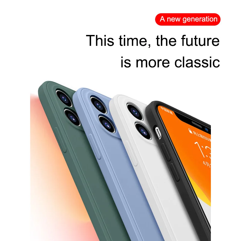 Официальный Оригинальный жидкий силиконовый чехол для телефона IPhone 11 Pro XR X XS Max SE