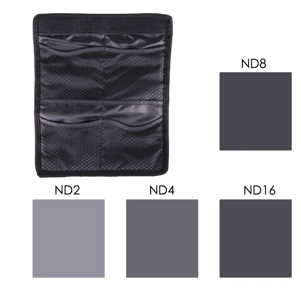 

New Grey Full Color Square Filter ND2 ND4 ND8 ND16 Neutral Density Filter Cokin P Series Filter Kit For All SLR Camera