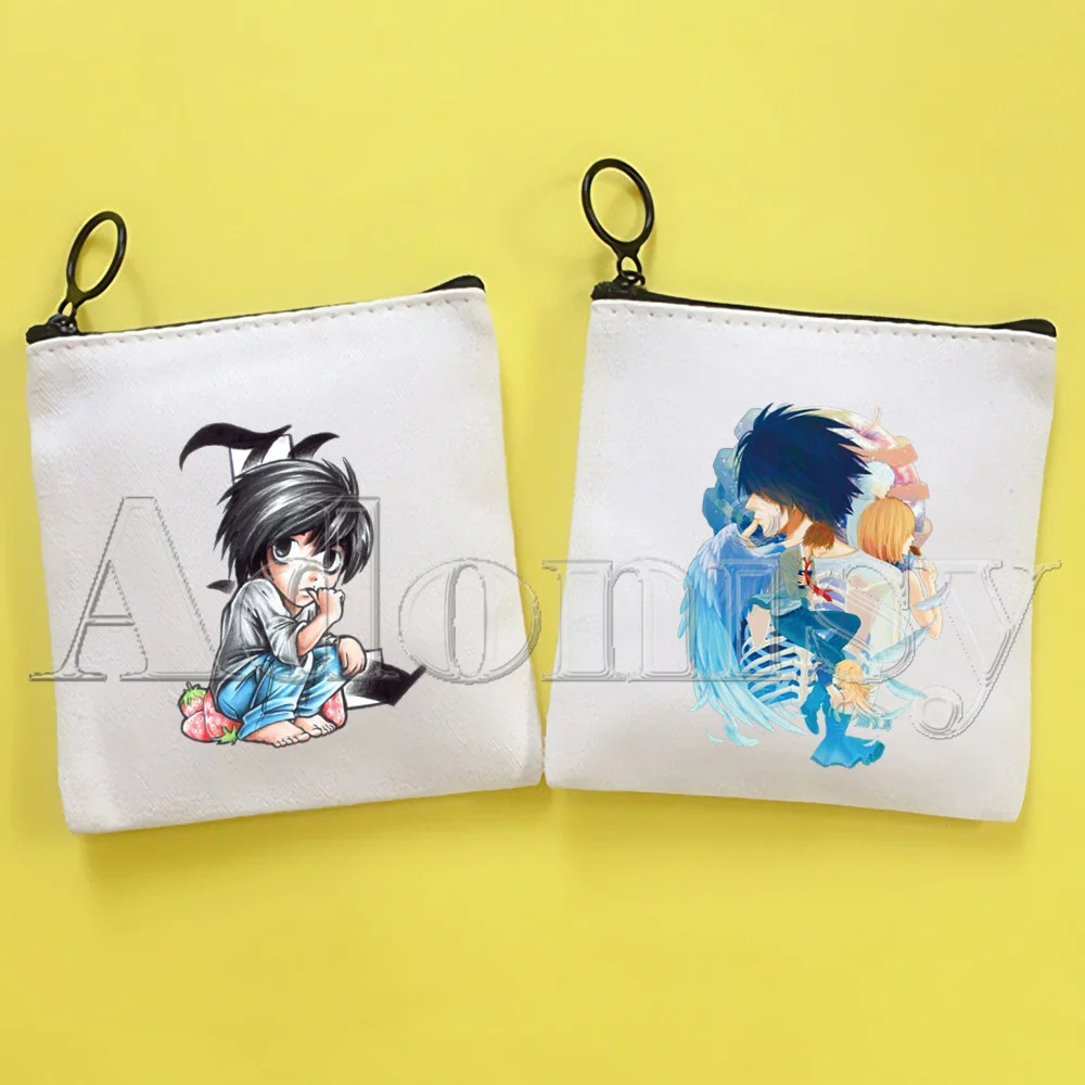 

Death Note New Women Mini Coin Purses Original Card Holder Small Wallets Change Money Bag