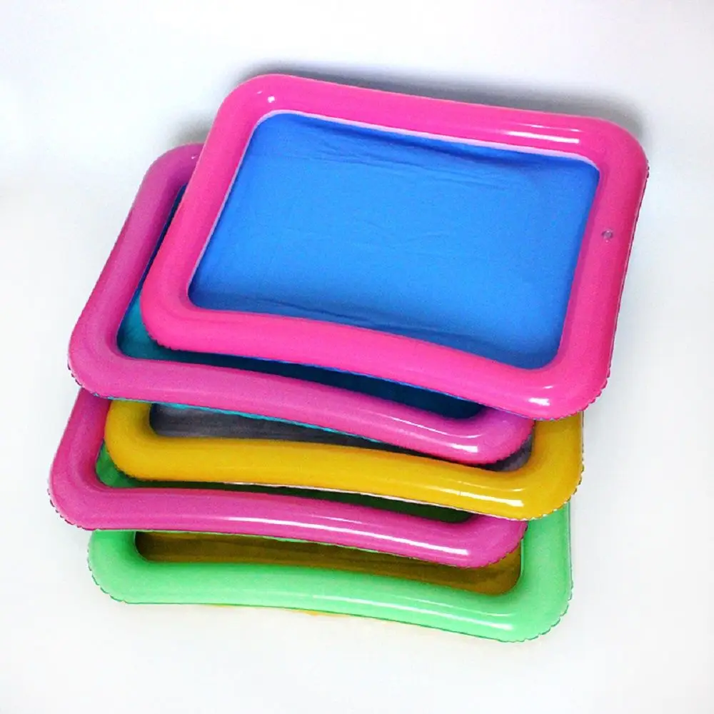 

Kids Summer Inflatable Pool Float Sand Tray Educational Toys for Children Pvc Swimming Pool Sand Bed Holder Kids inflatable Pool