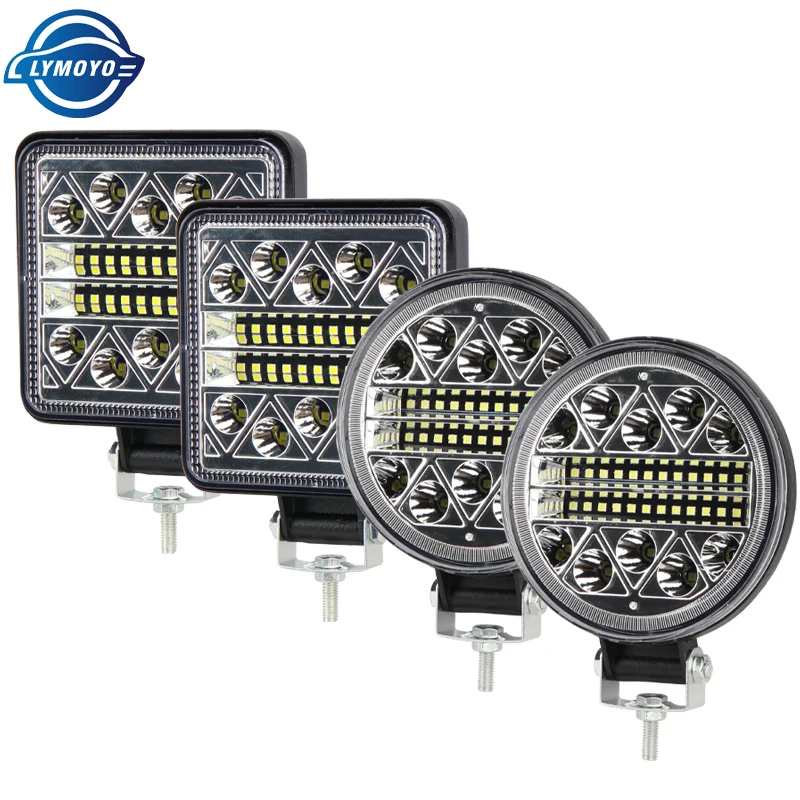 4-дюймовый 102 Вт светодиодный рабочий светильник 34 smd дорожный прожектор