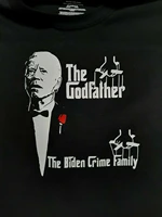 men new t shirt the godfather biden crime family pro trump anti biden 2021 short casual mens clothing