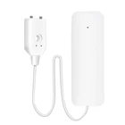 Датчик утечки воды Tuya Zigbee, беспроводная лампа с оповещением об обнаружении уровня воды