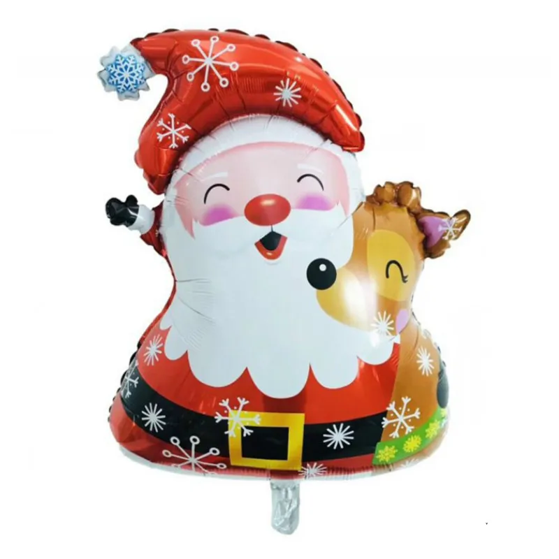 Рождественские фольгированные воздушные шары в виде Санта Клауса снеговика