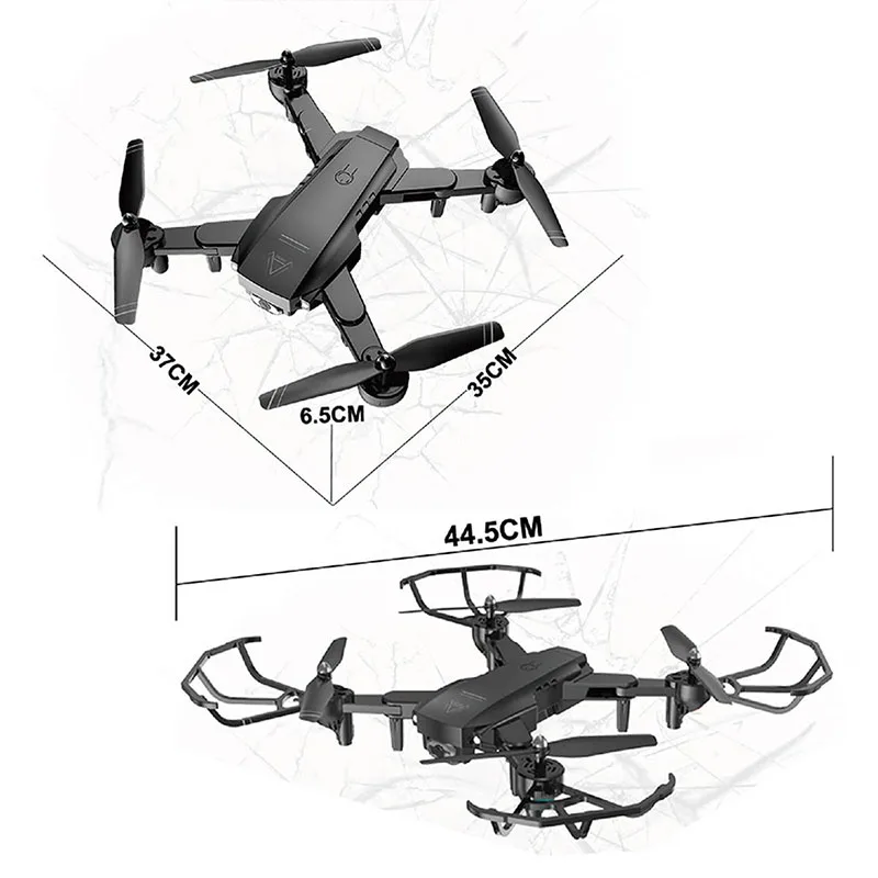 Радиоуправляемый Дрон широкоугольный FPV wifi HD 1080P камера gps 2 4G оптическое