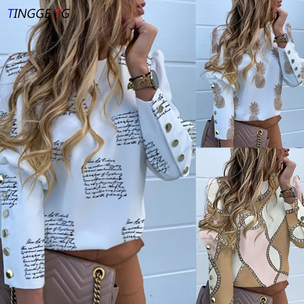 

traf za summer women 202021 digital long-sleeved shirt топик Sexy femme officiel mujer топы Chemise Sheinse store official blous