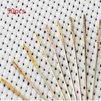 50pcs specification 26 cross stitch needle craft embroidery tool big eye sewing needle hand sewing needle threader household di