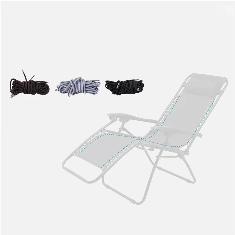 

Folding Rope Chair Elastic Recliner Rope Replacement Universal Lace Lounger For Garden Beach Relax