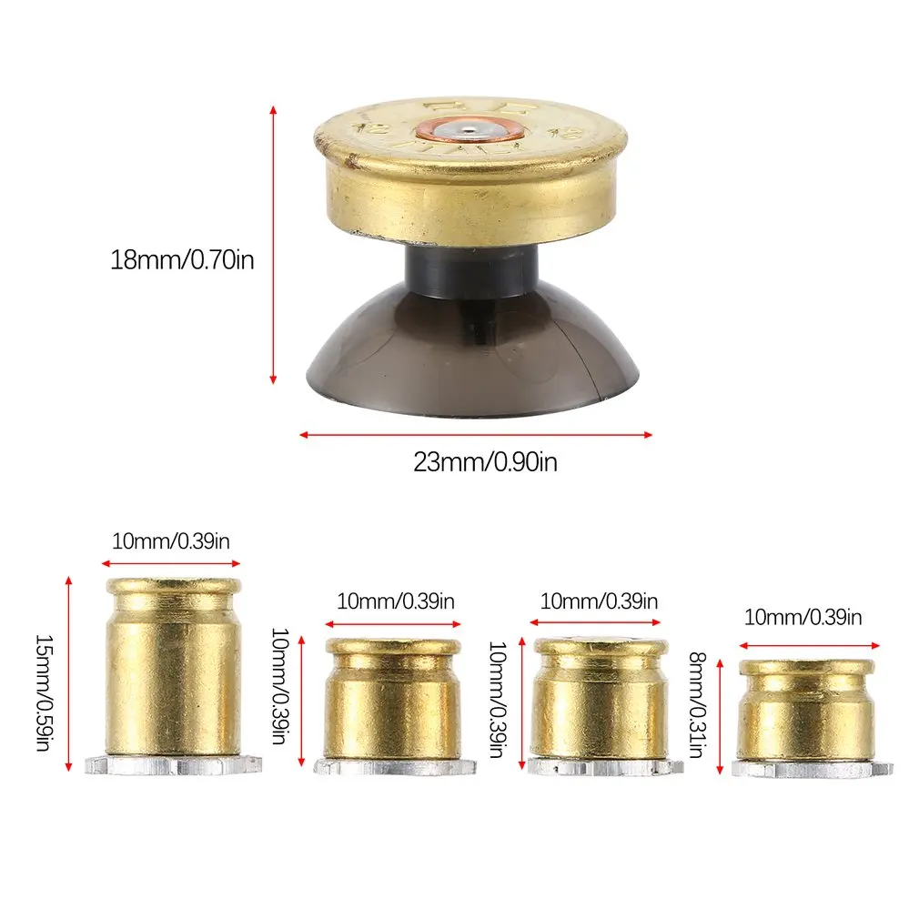 

4x Brass Bullet Buttons ABXY Mod Kit + 2 Thumbsticks for XBOX One Controller/for Sony PS4 Controller ABXY Mod Kit
