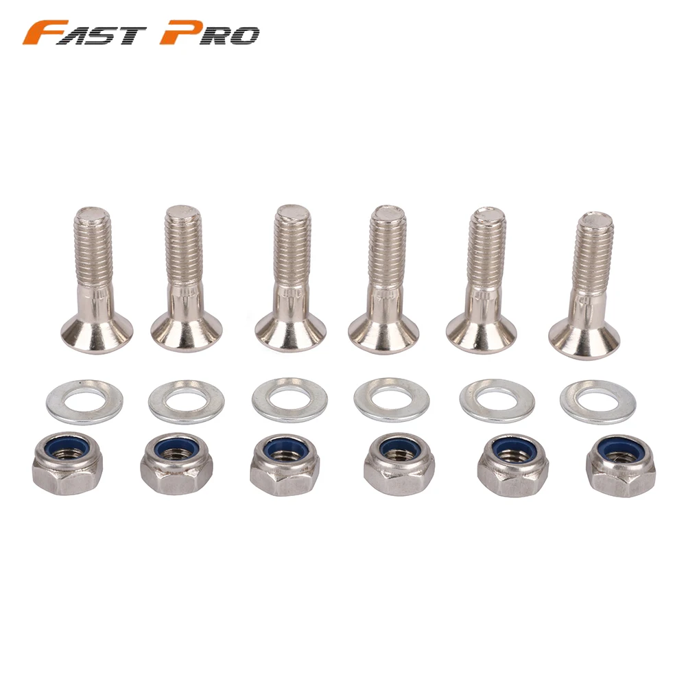 Мотоциклетные 6 шт. Звездочка винтовая крышка заглушка болт для KTM YAMAHA SUZUKI HONDA KAWASAKI