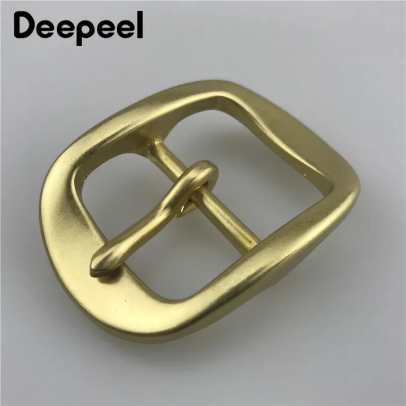 Deepeel твёрдая латунная пряжка для Для мужчин Металл контактный пряжки ремня 34 35 мм