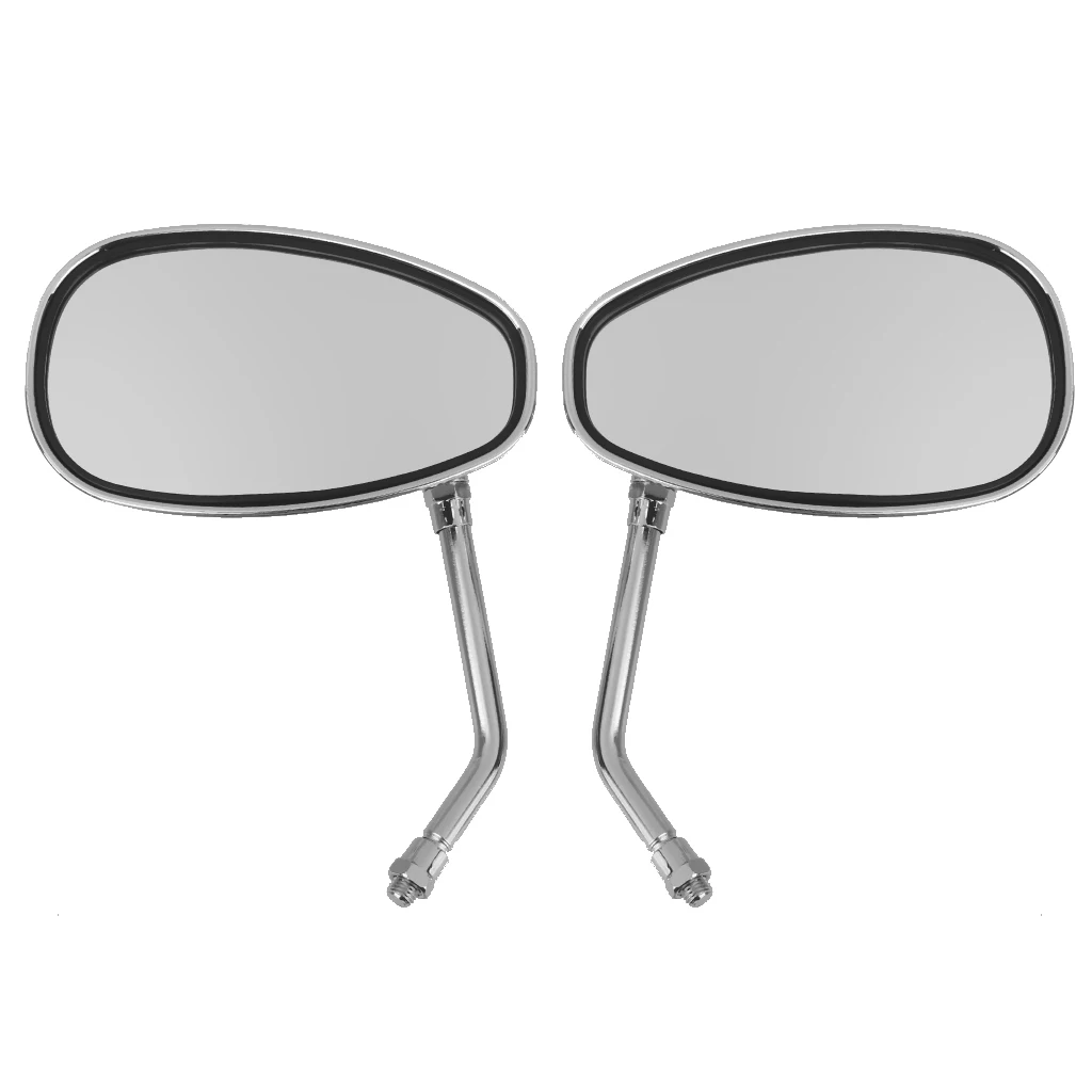 1 шт. универсальное хромированное боковое зеркало заднего вида для мотоцикла