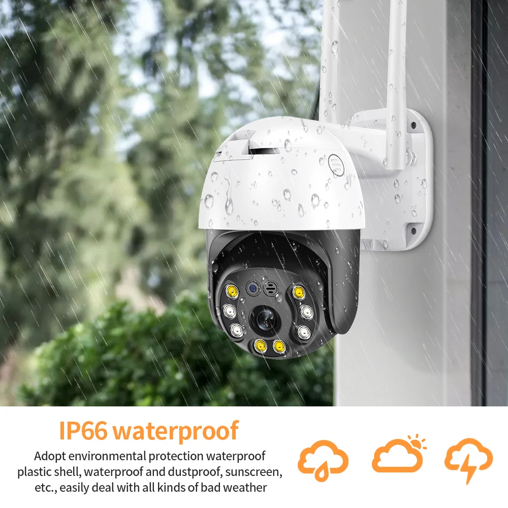 IP-камера INQMEGA 5 Мп с поддержкой Wi-Fi и PTZ | Безопасность защита