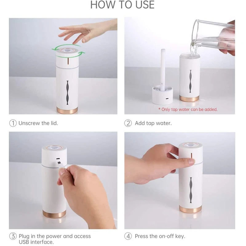 

Top Sale with Essential Oils Diffuser, Mini Cool Mist Humidifier for Travel,Car