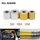 Alconstar 5 м10 м15 м огнезащитные ремень из стекловолокна мотоцикл Термальность изоляция группа тепла выхлопных газов Обёрточная бумага рулон теплозащитный экран водопроводной воды