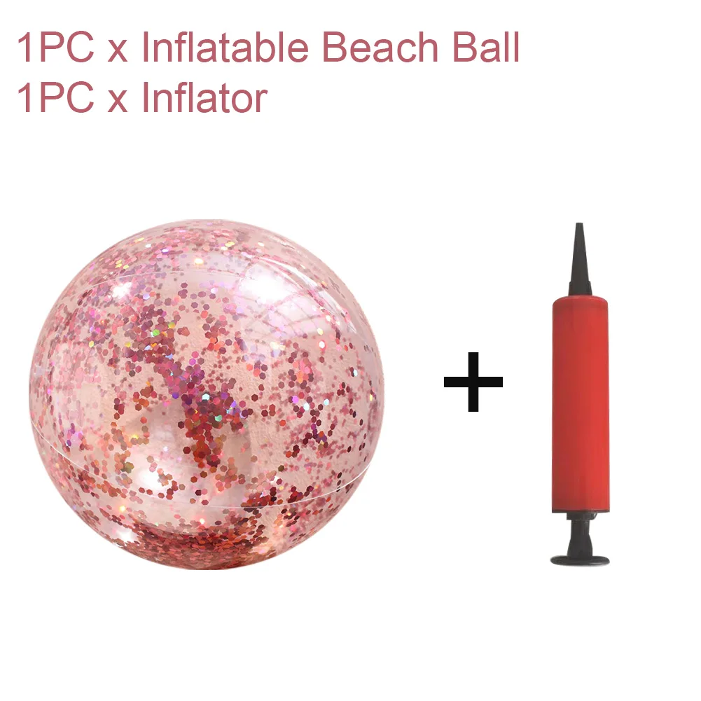 Детский надувной мяч из ПВХ с блестками для игр на открытом воздухе | Игрушки и