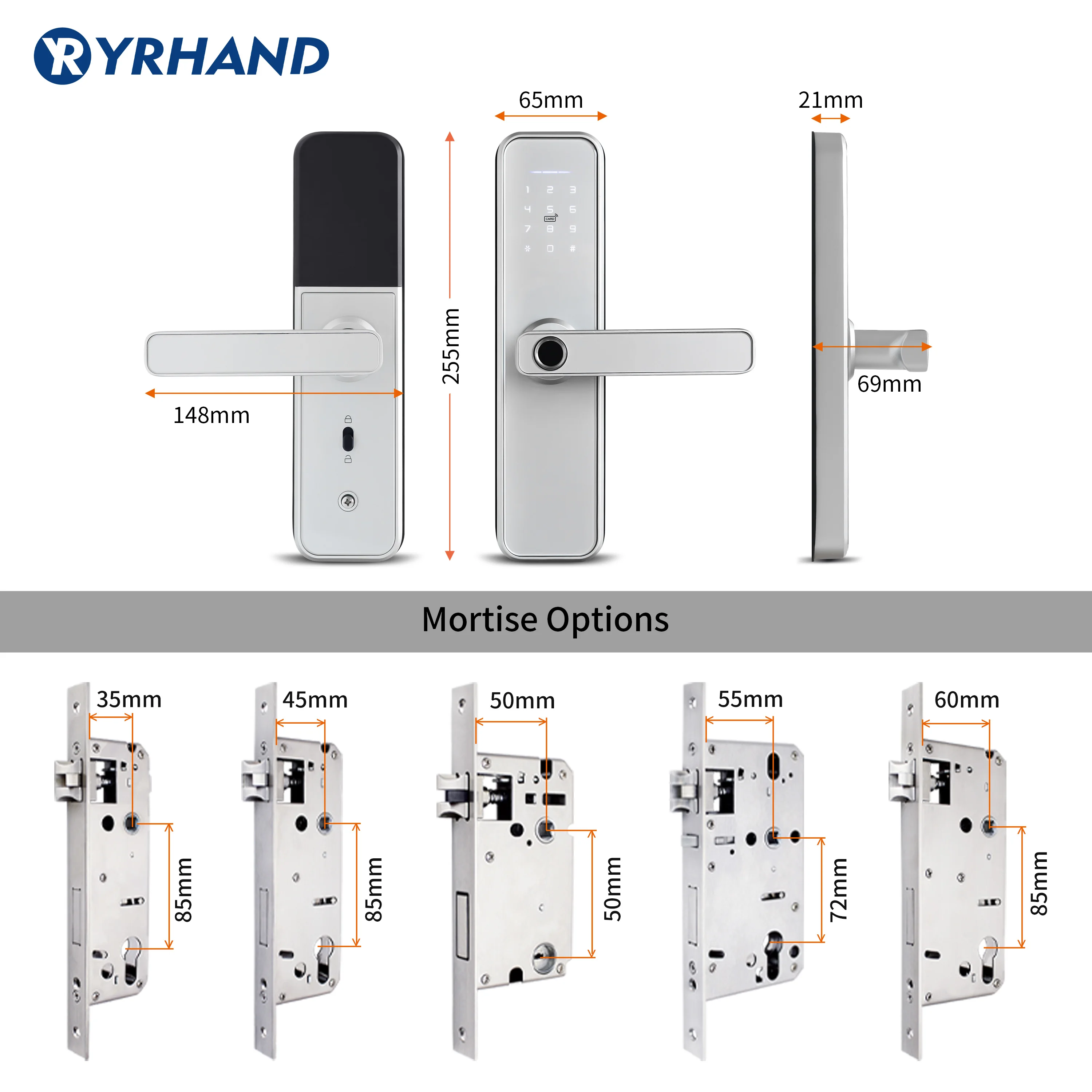 X5 Wifi электронный умный дверной замок с приложением ttlock безопасность