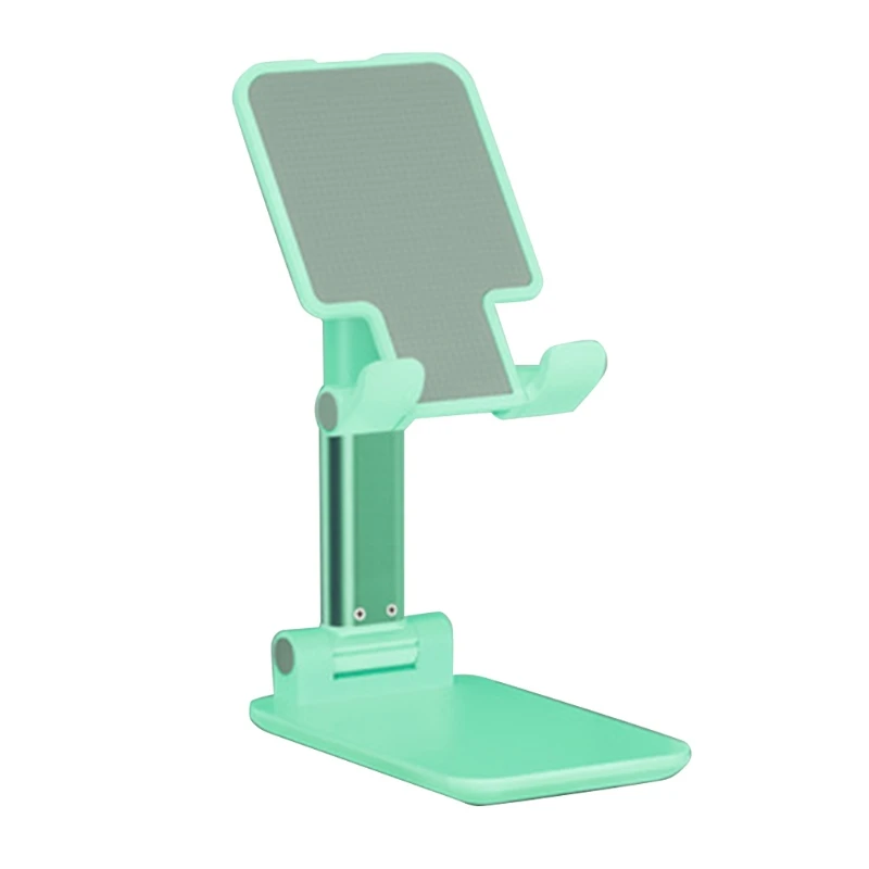 Adjustable Cell Phone Stand, Non Slip Cradle Dock Holder Stable Desktop Stand Compatible With All Mobile Phones-Green