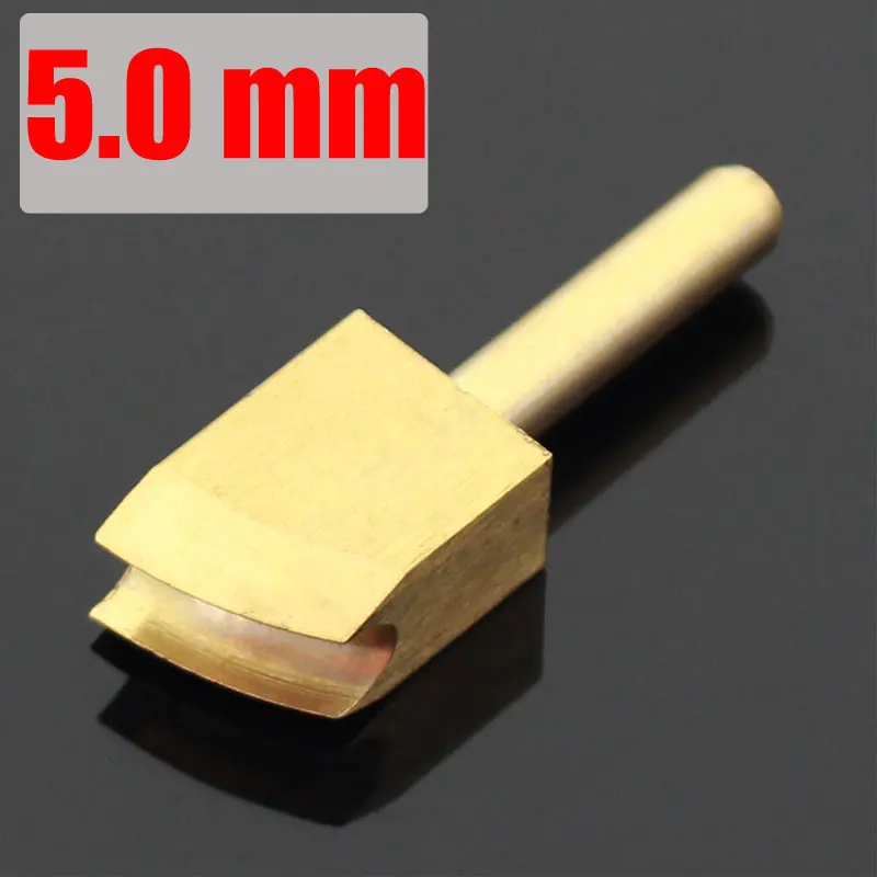 5mm Латунная кожа горячий процесс край Электрический Железный медный край уплотнительная линия край пресс сторона железный каркас DIY ручной работы кожевенное ремесло инструмент - Цвет: 5mm