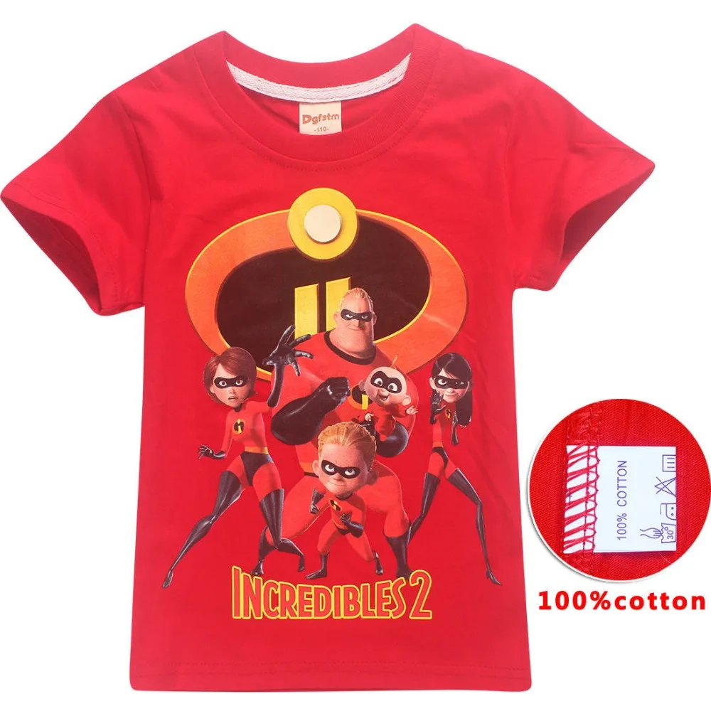 Летняя футболка с короткими рукавами для девочек и мальчиков хлопковая Футболка