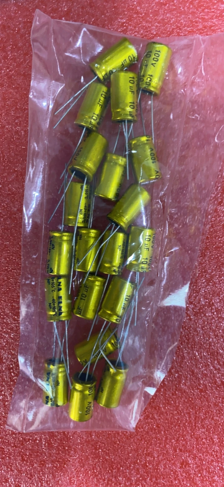 100 шт.-1 Лот аудио неполярный алюминиевый электролитический конденсатор 100V1UF