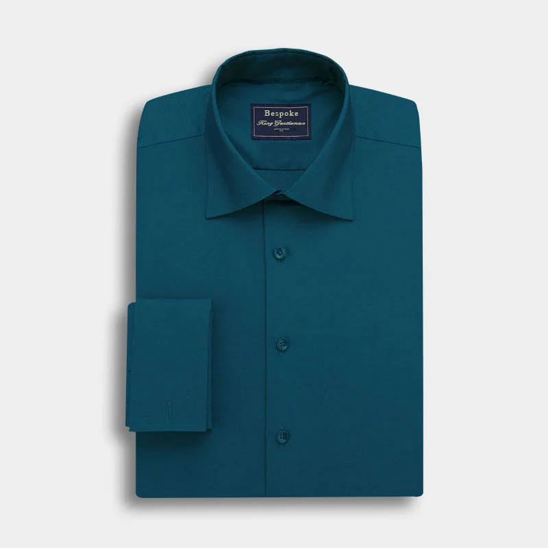 Классическая рубашка из 100% хлопка с французскими манжетами мужские классические