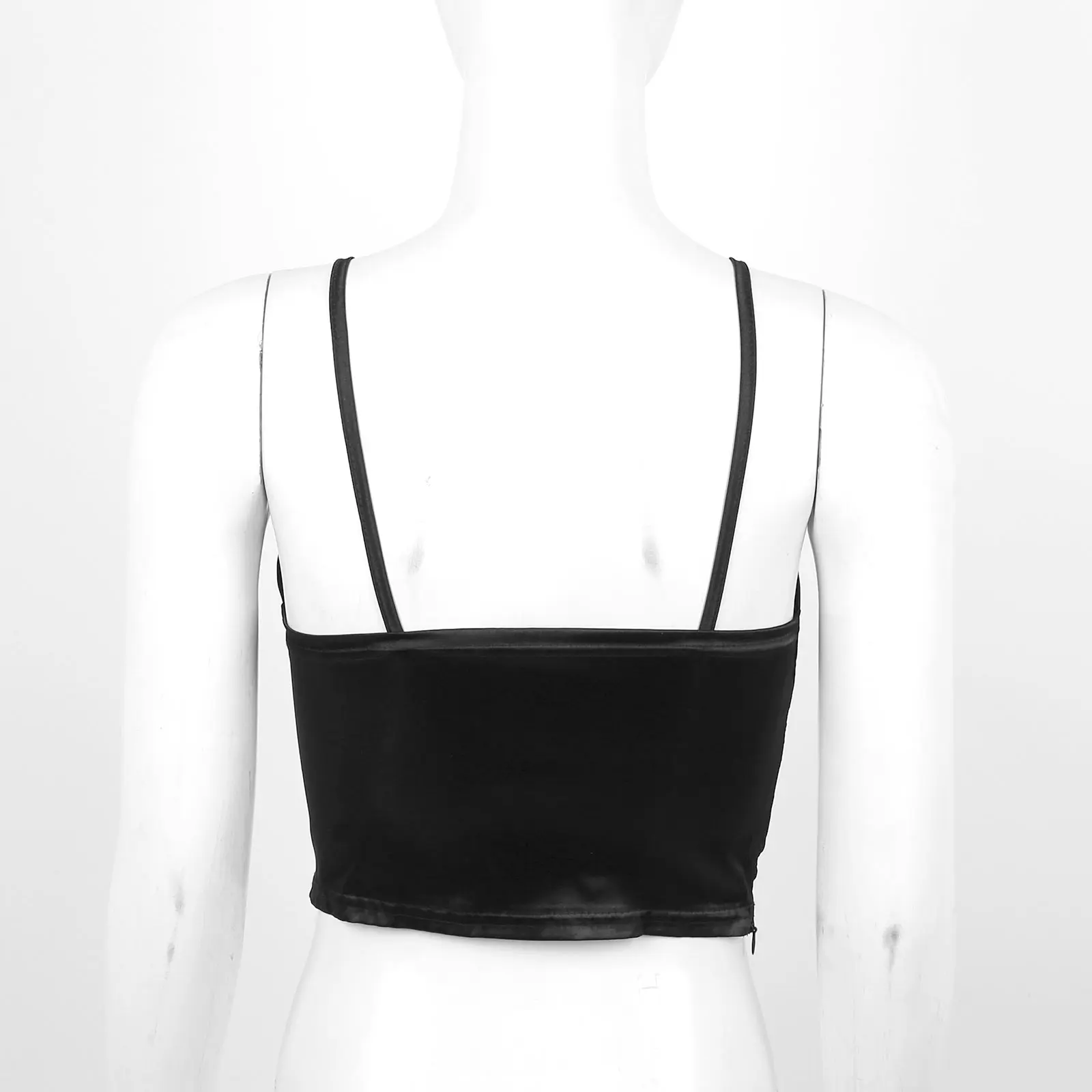 Женский плиссированный топ без рукавов на шнуровке | Тематическая одежда и