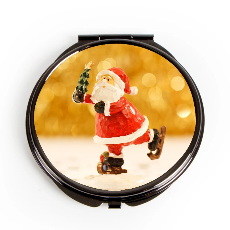 10 шт./партия компактное карманное зеркало с логотипом на заказ|Зеркала для