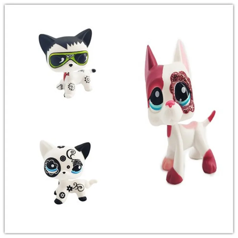 Редкие игрушки Lps для домашних животных доберманкодерспаниель пинкдог черная