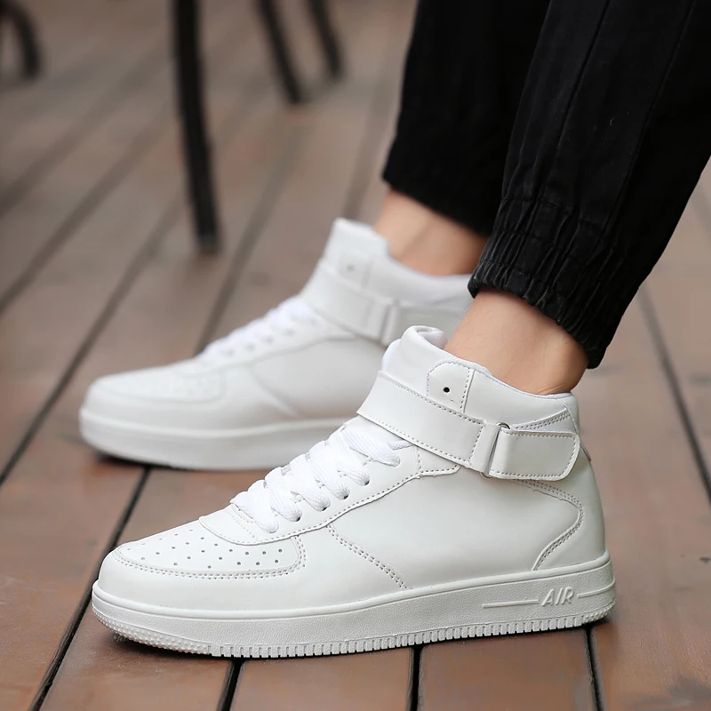 

Men Fashion Casual Shoes White High Top Sneaker Women Basket Shoes Tenis Masculino High Quality Non-slip Sport Basketball Shoes